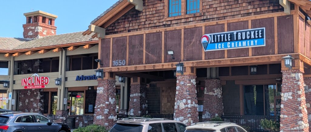 Reno Ice Cream Front of Shop