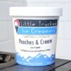 Peaches and Cream ice Cream